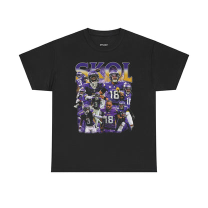 Vintage 90s Graphic Style Justin Jefferson and Jordan Addison T-Shirt -  Retro Oversized Sport Tee, Justin Jefferson Shirt, Jordan Addison shirt, Minnesota Vikings Shirt Gift