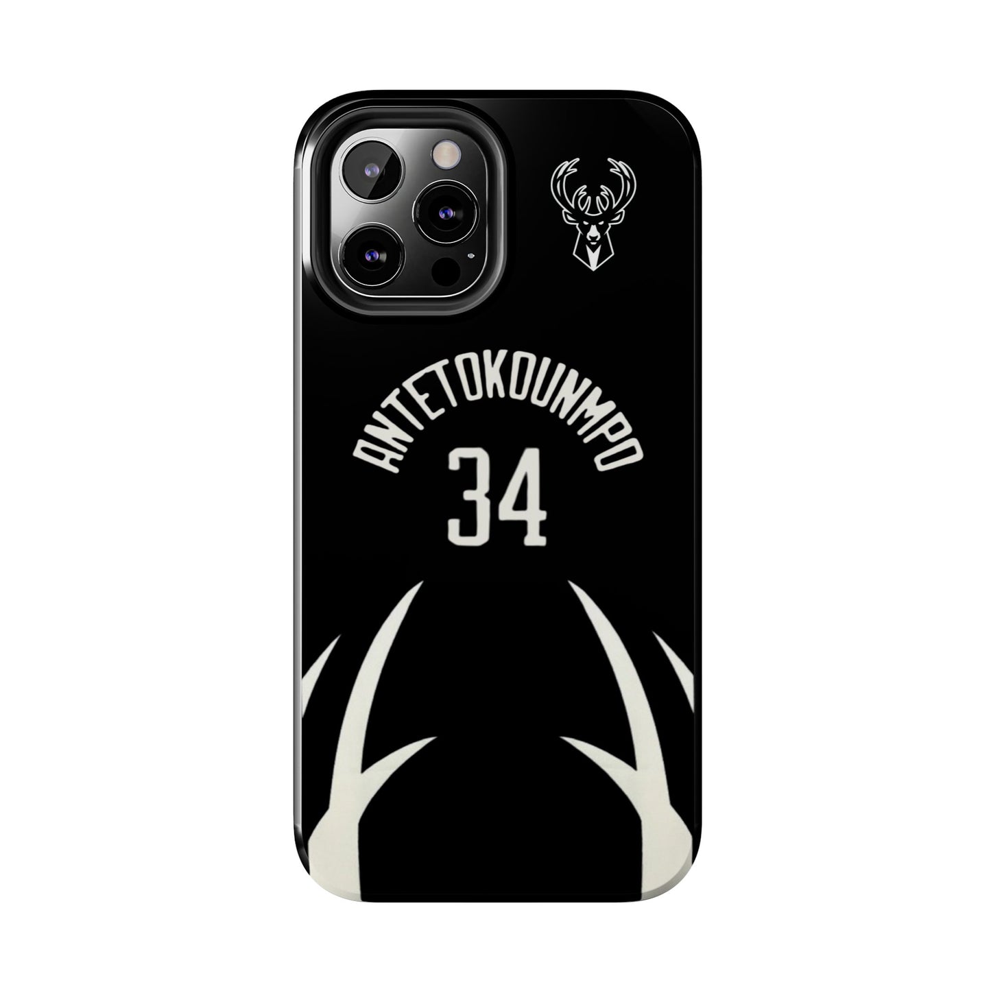 Giannis Antetokounmpo Milwaukee Bucks – Basketball iPhone and Samsung Case Black
