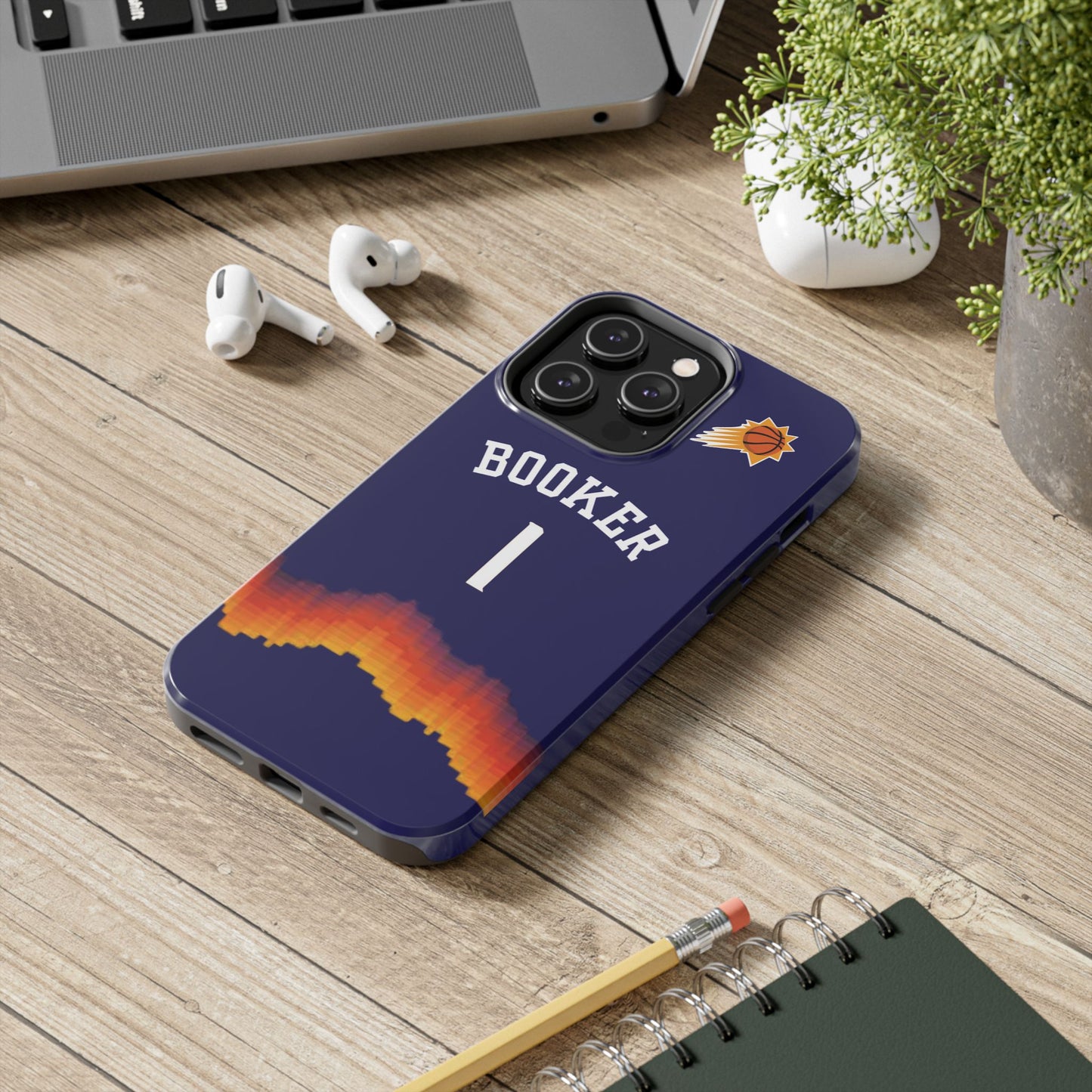 Devin Booker Phoenix Suns – Basketball iPhone and Samsung Case Purple