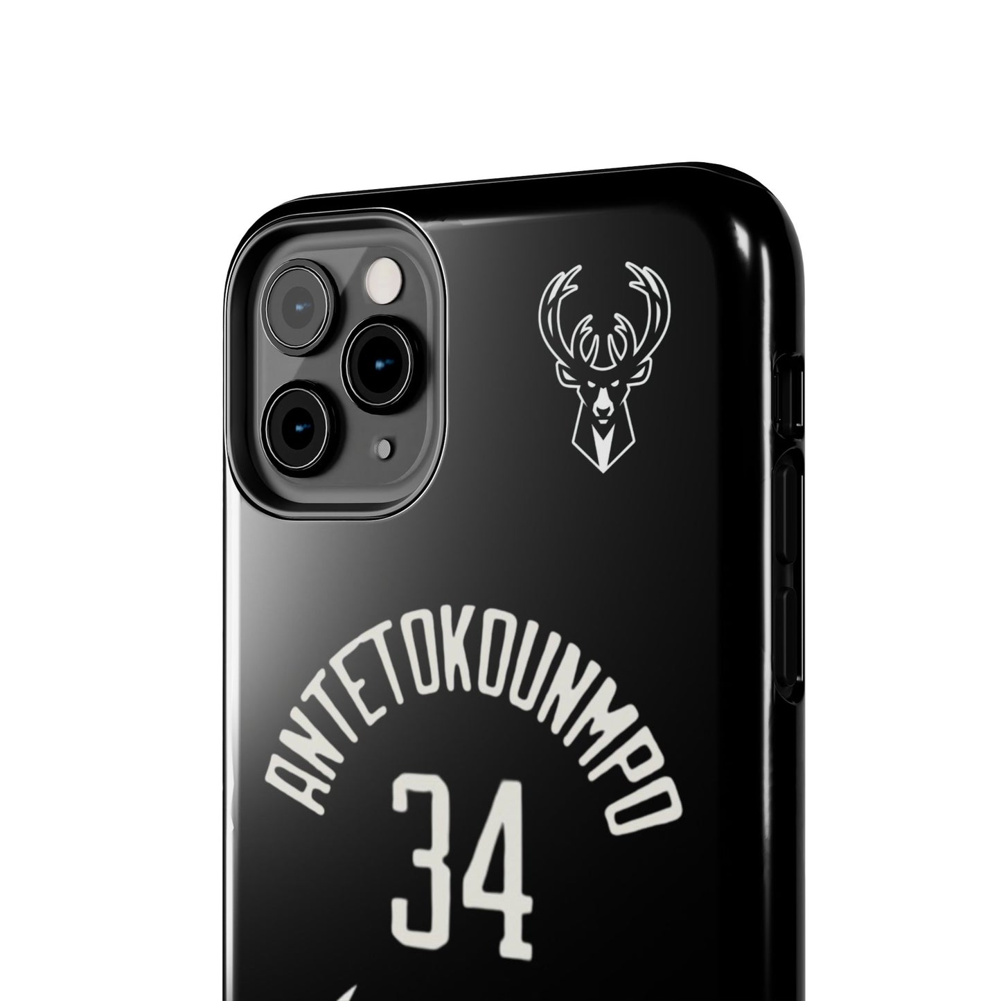 Giannis Antetokounmpo Milwaukee Bucks – Basketball iPhone and Samsung Case Black