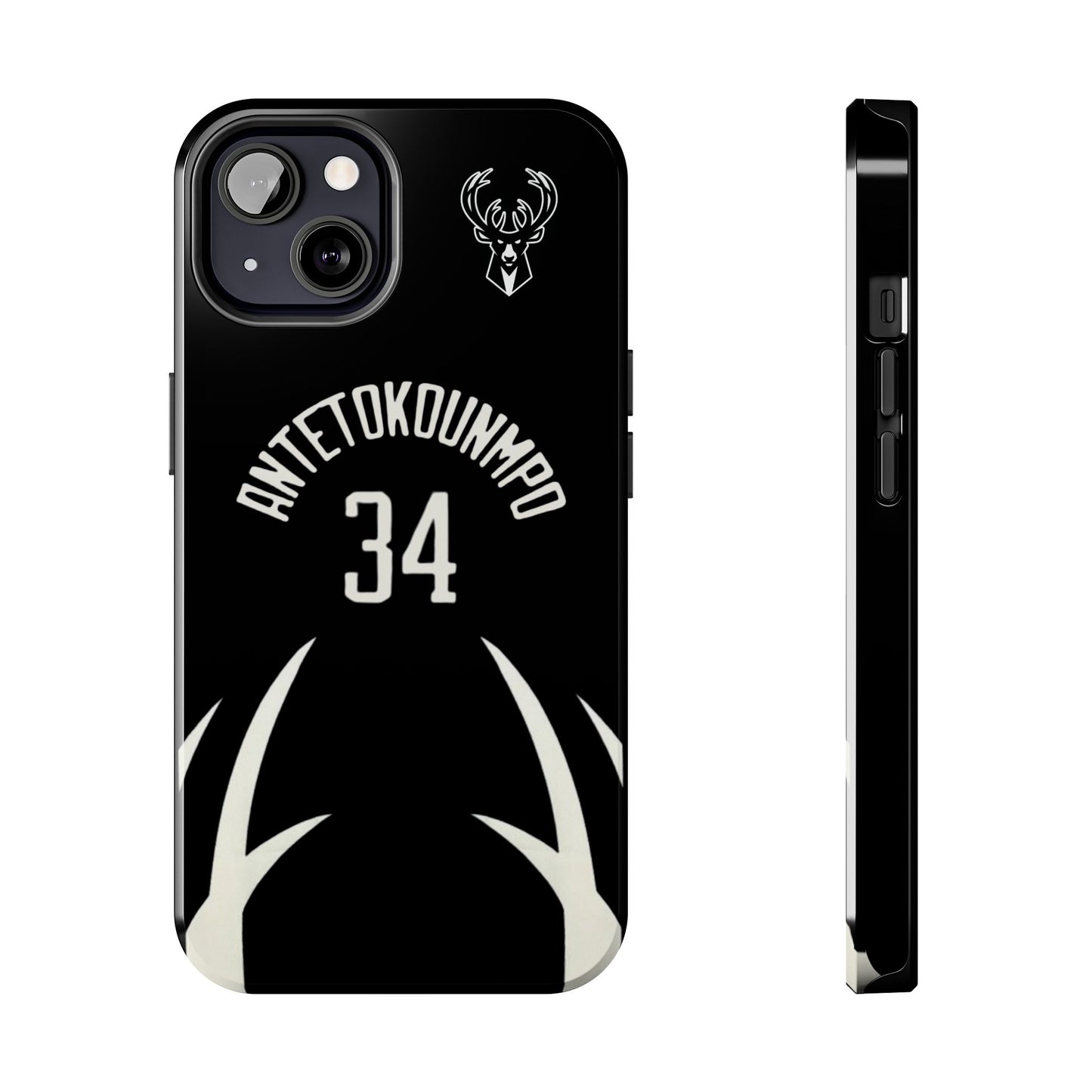 Giannis Antetokounmpo Milwaukee Bucks – Basketball iPhone and Samsung Case Black