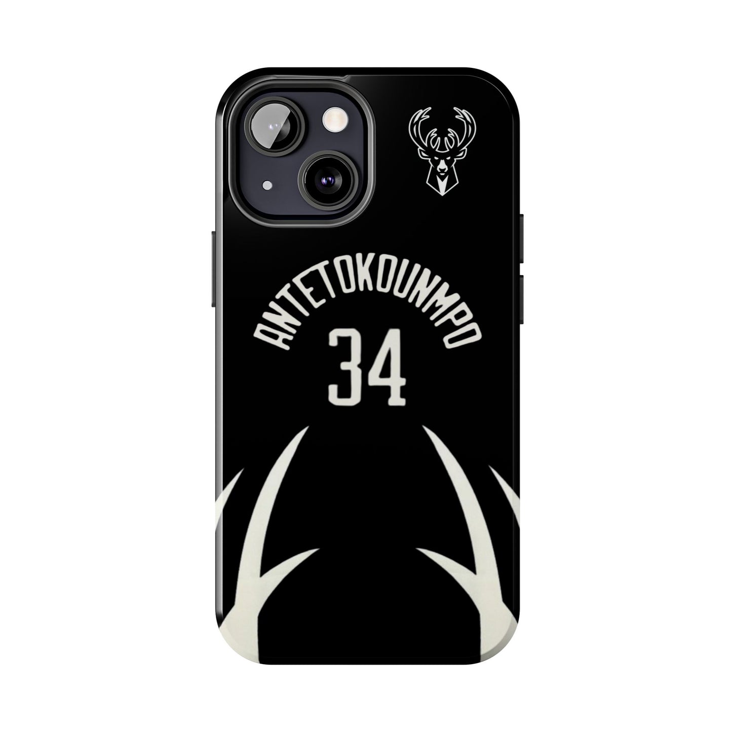 Giannis Antetokounmpo Milwaukee Bucks – Basketball iPhone and Samsung Case Black