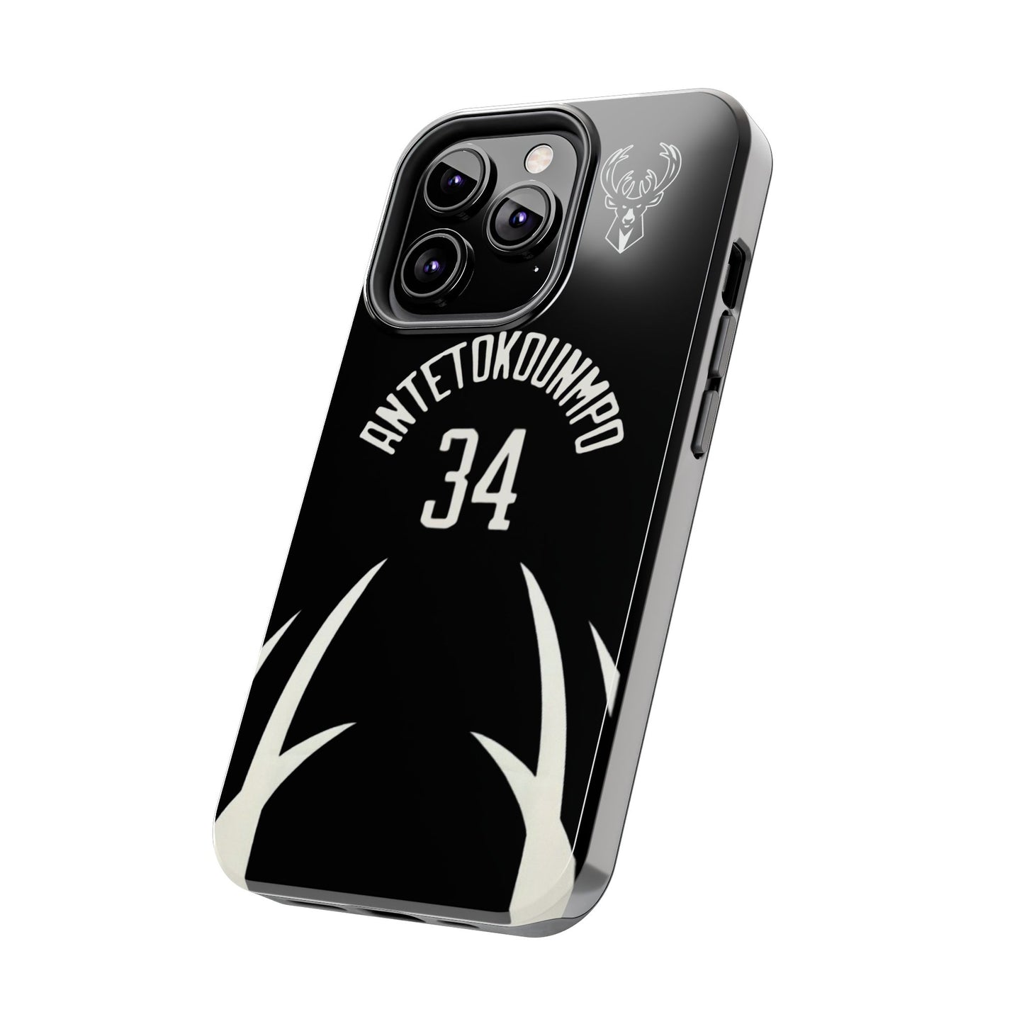 Giannis Antetokounmpo Milwaukee Bucks – Basketball iPhone and Samsung Case Black