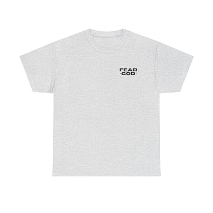 Fear God Tshirt - Christian Apparel with Psalms 128:1 Bible Verse - Inspirational Religious Shirt & Gift Idea for Men And Women