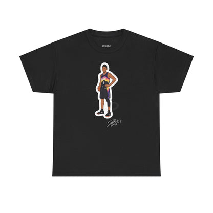 Devin Booker shirt with bold graphic design