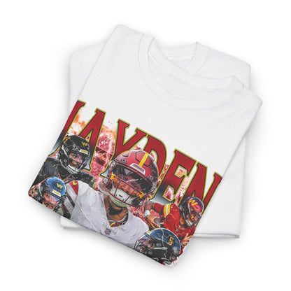 Vintage 90s Graphic Style Jayden Daniels T-Shirt -  Retro Oversized Sport Tee, Jayden Daniels Shirt, Washington Commanders Shirt, Classic American Football Fan Bootleg Gift