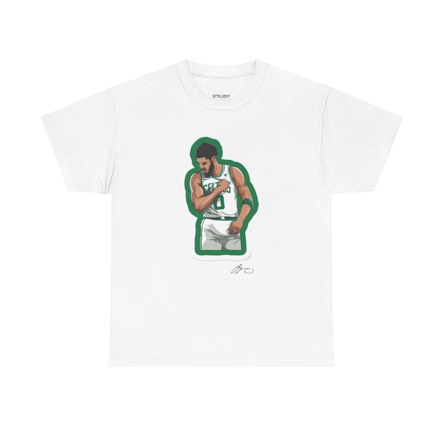 Bold Jayson Tatum shirt to represent the Celtics’ star
