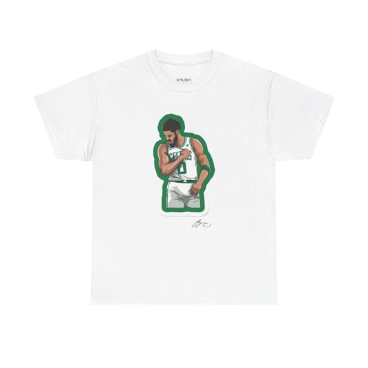 Bold Jayson Tatum shirt to represent the Celtics’ star