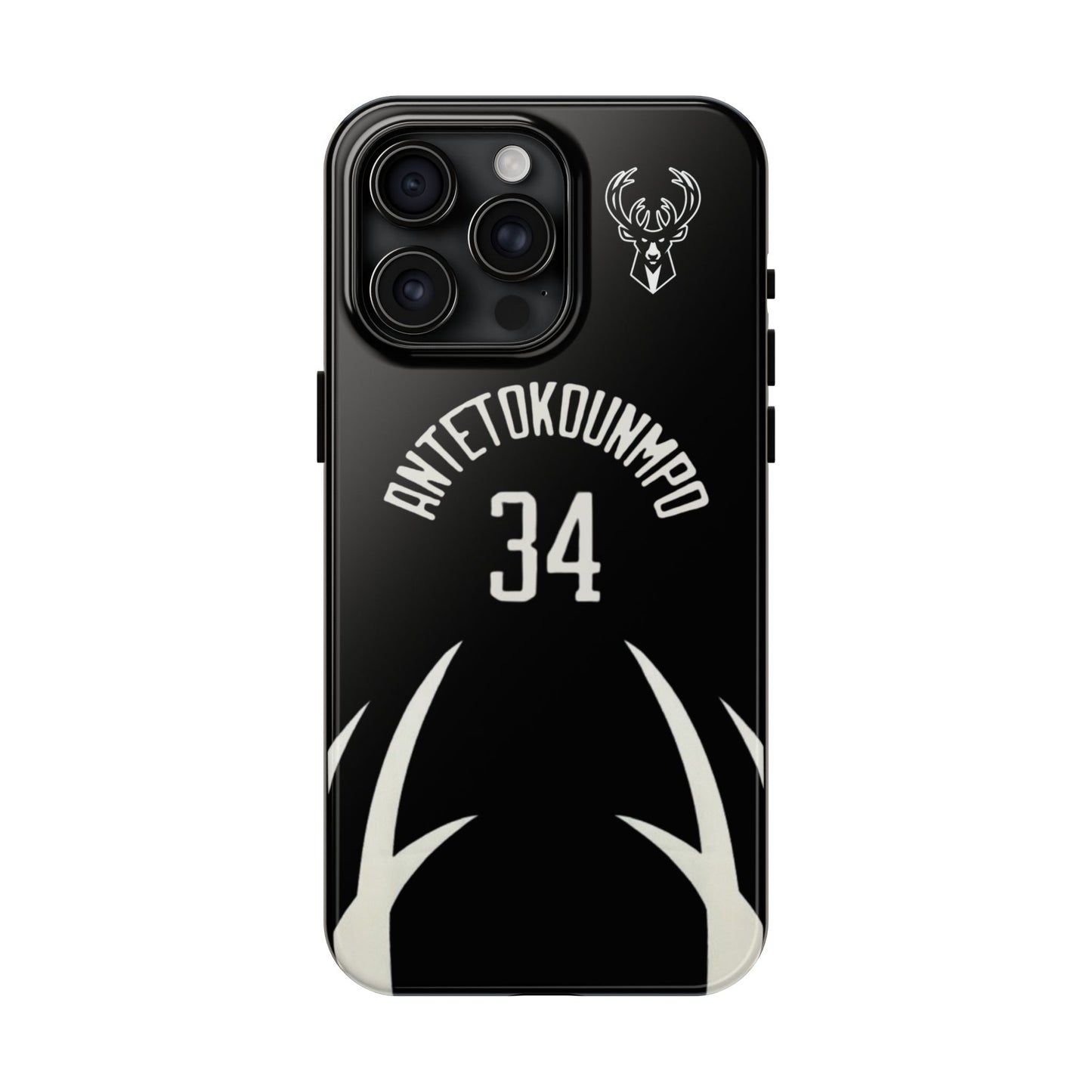 Giannis Antetokounmpo Milwaukee Bucks – Basketball iPhone and Samsung Case Black