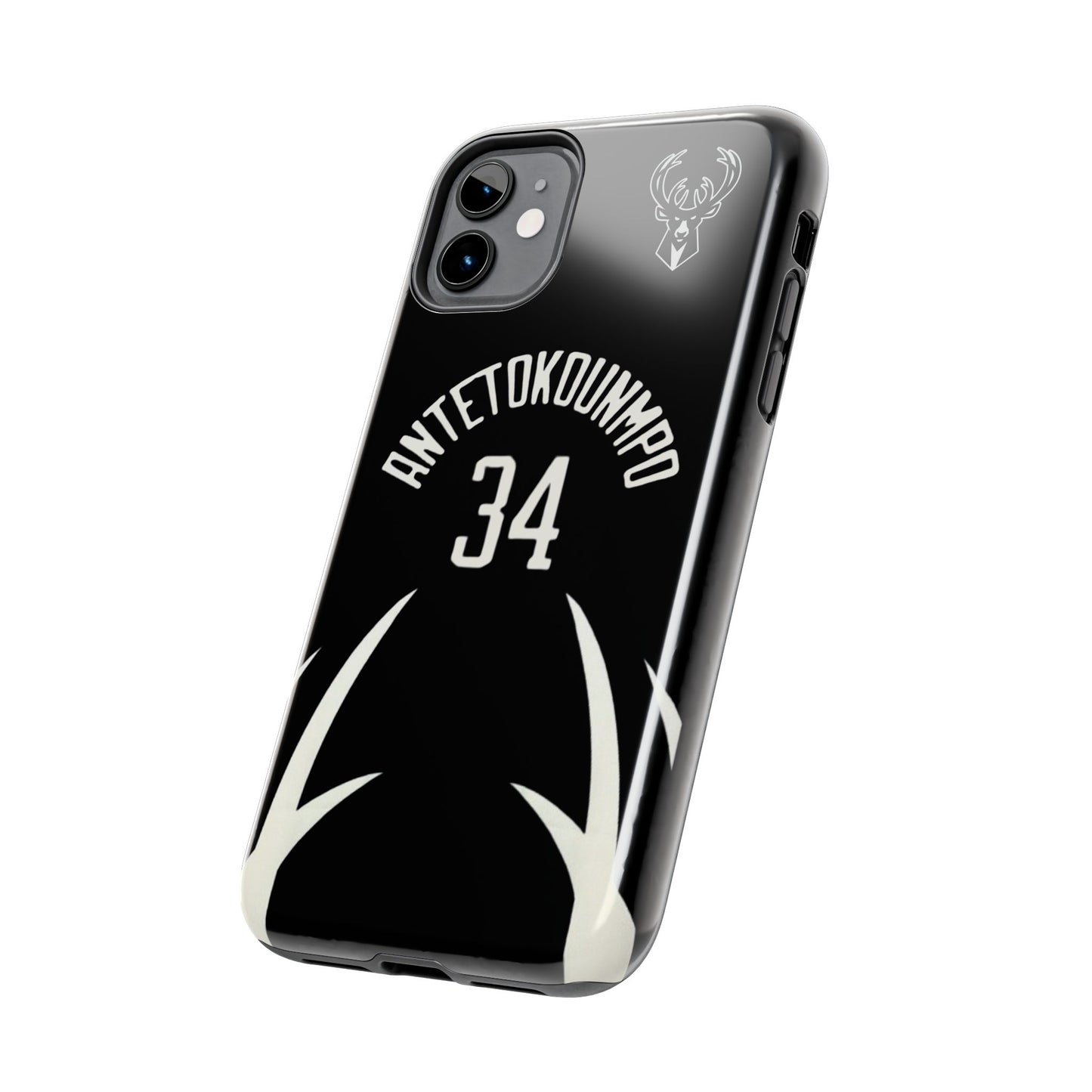 Giannis Antetokounmpo Milwaukee Bucks – Basketball iPhone and Samsung Case Black