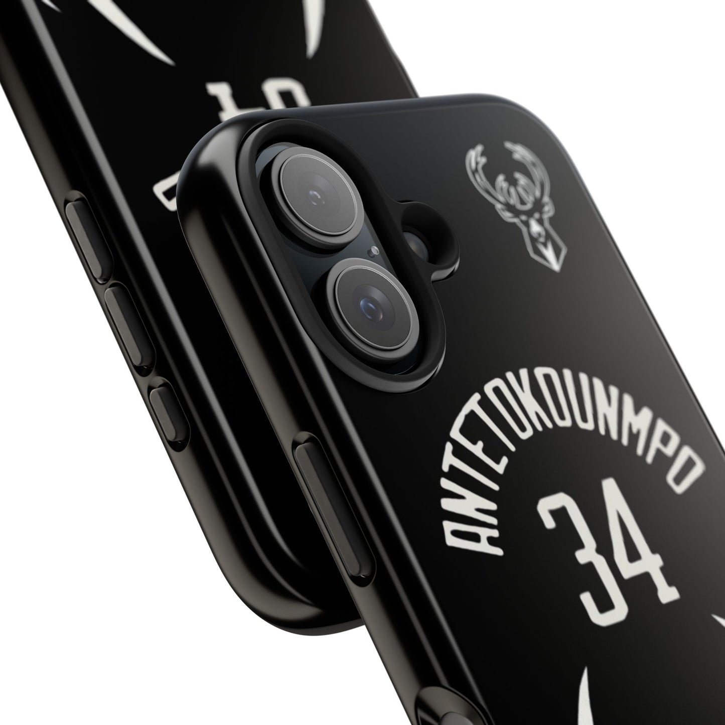 Giannis Antetokounmpo Milwaukee Bucks – Basketball iPhone and Samsung Case Black