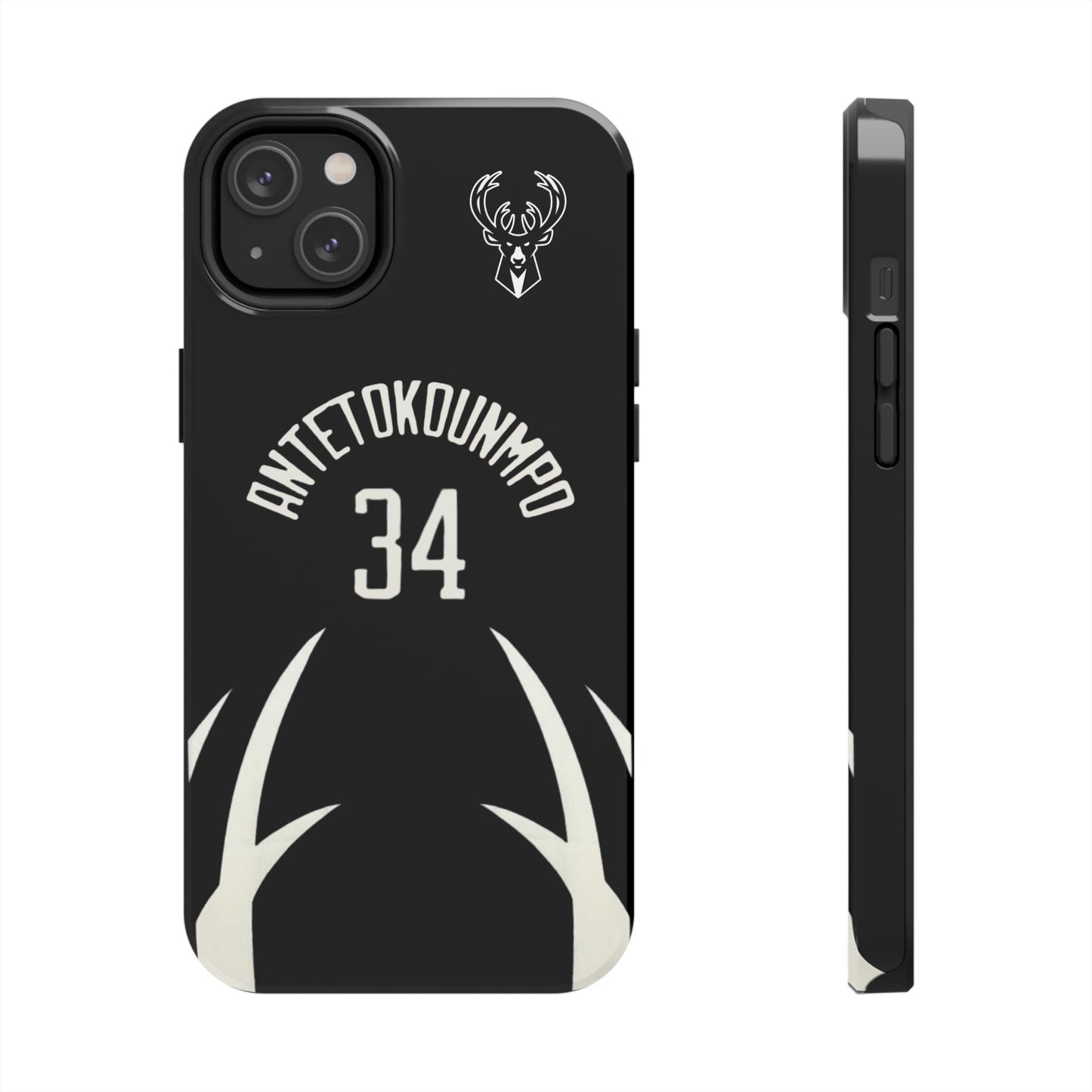 Giannis Antetokounmpo Milwaukee Bucks – Basketball iPhone and Samsung Case Black