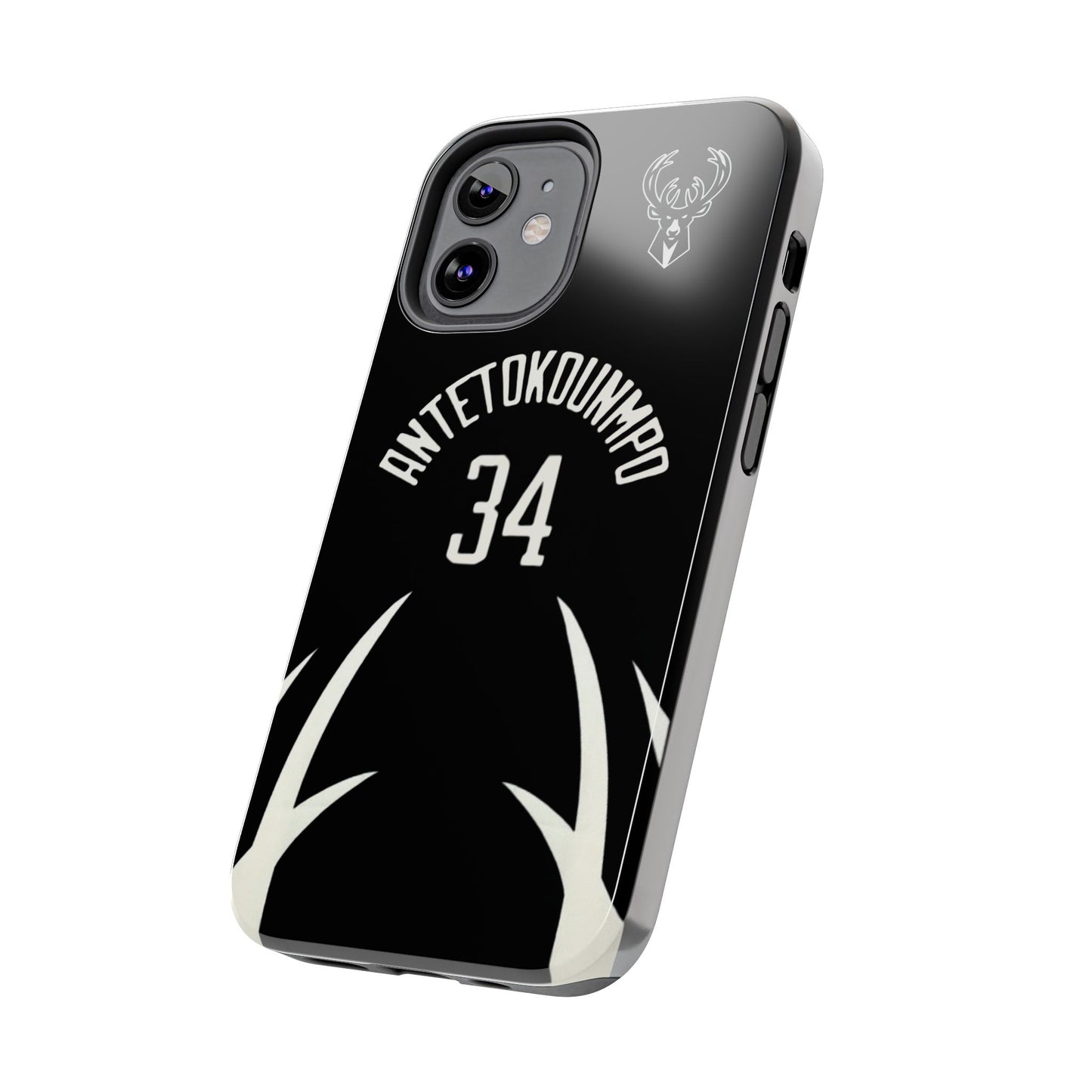 Giannis Antetokounmpo Milwaukee Bucks – Basketball iPhone and Samsung Case Black