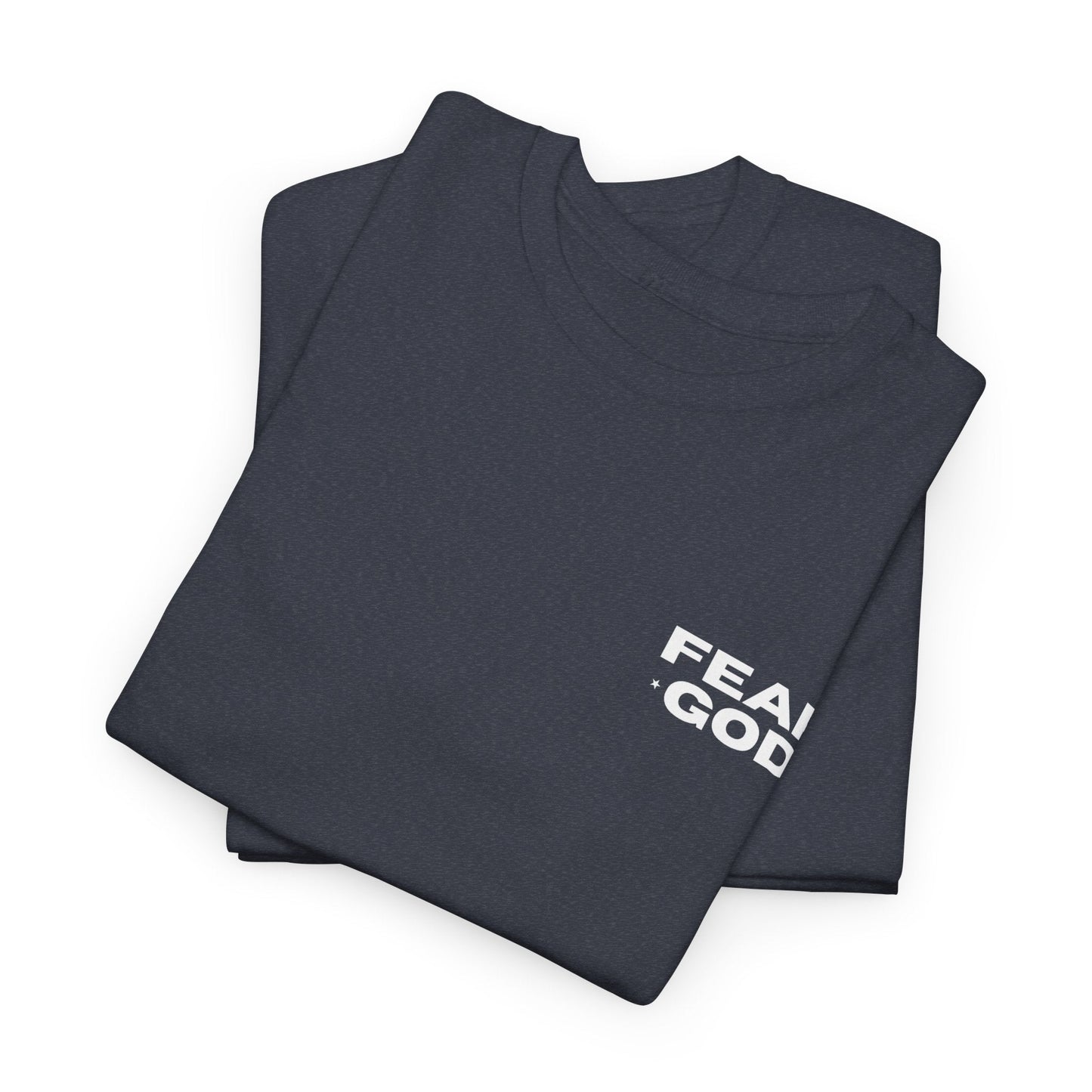 Fear God Tshirt - Christian Apparel with Psalms 128:1 Bible Verse - Inspirational Religious Shirt & Gift Idea for Men And Women