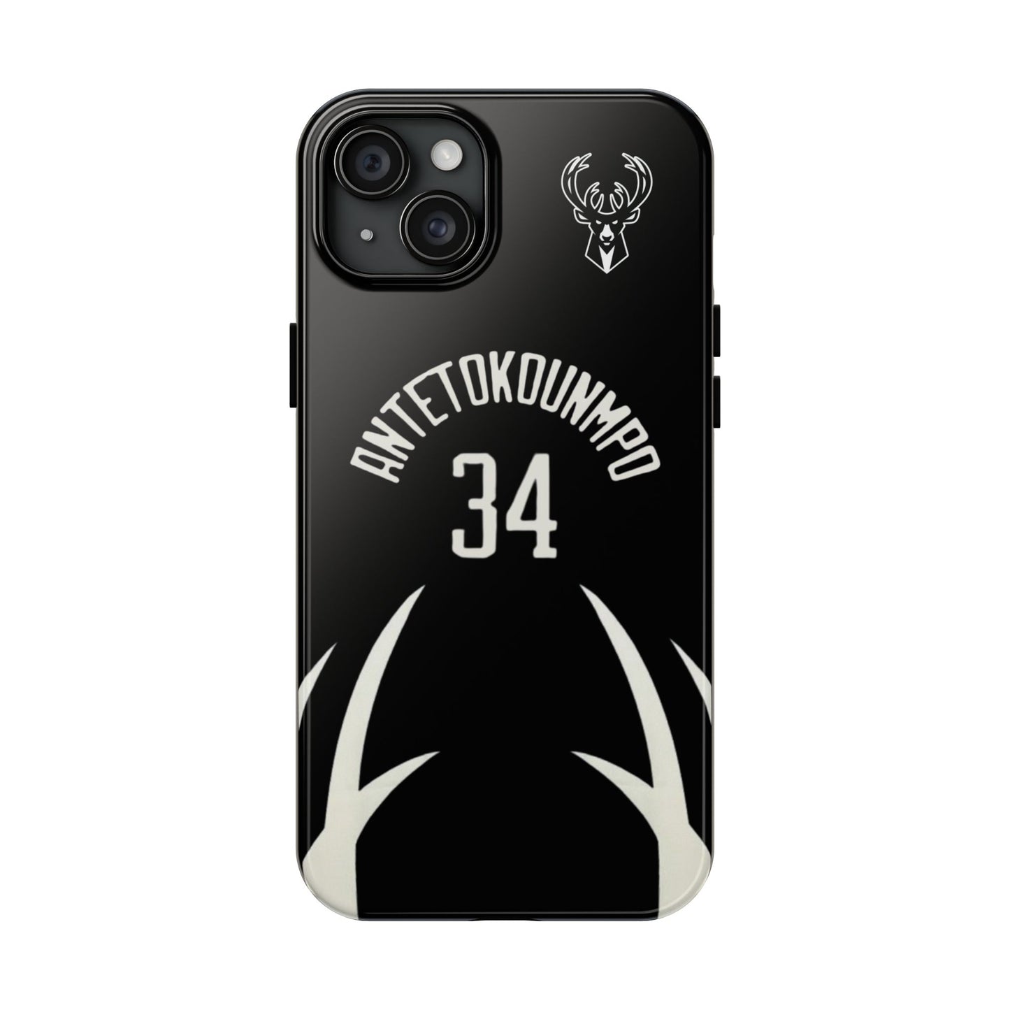 Giannis Antetokounmpo Milwaukee Bucks – Basketball iPhone and Samsung Case Black