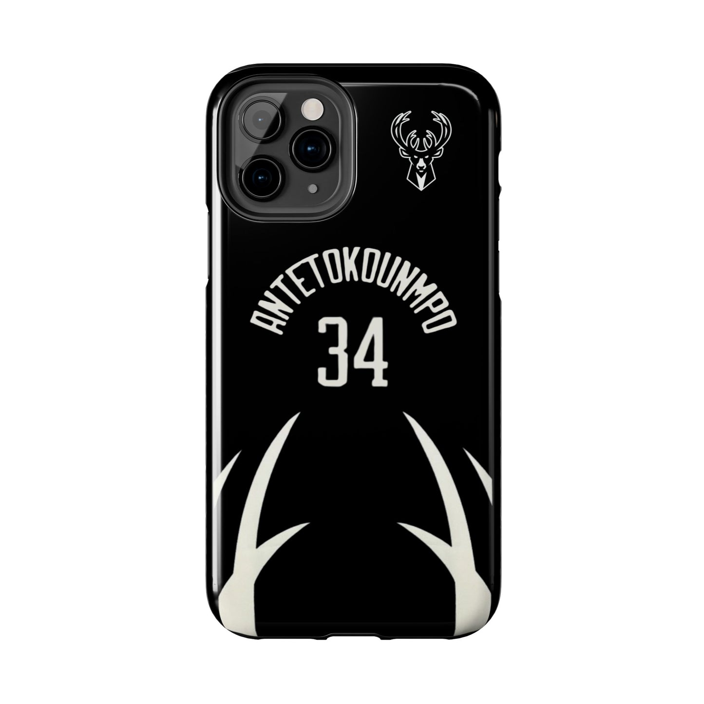 Giannis Antetokounmpo Milwaukee Bucks – Basketball iPhone and Samsung Case Black