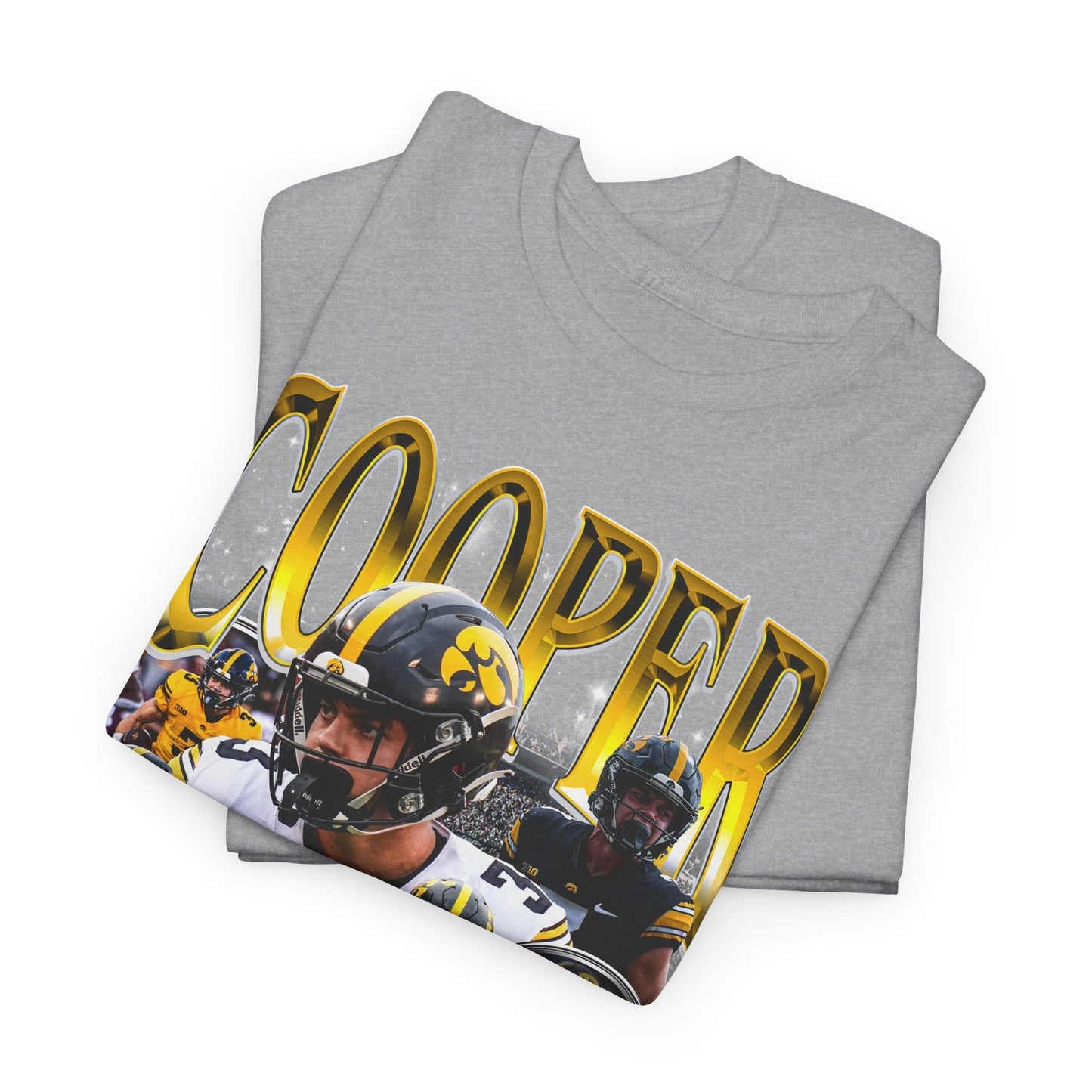 Show off your fandom with this Cooper DeJean shirt