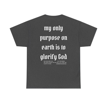 Glory to God 1 Corinthians 10:31 T-Shirt Christian Faith Shirt Bible Verse Tee Religious Graphic Tee Inspirational Christian Apparel