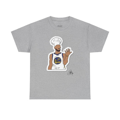Stephen Curry Cartoon Graphic Tee - NBA Basketball Fan Apparel