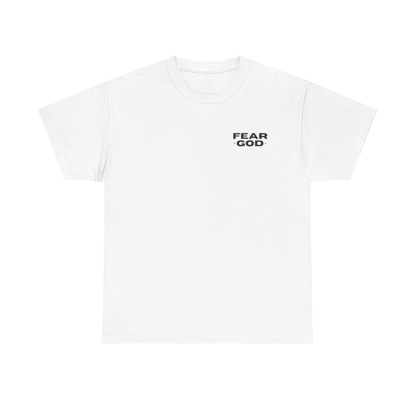 Fear God Tshirt - Christian Apparel with Psalms 128:1 Bible Verse - Inspirational Religious Shirt & Gift Idea for Men And Women