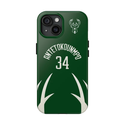 Giannis Antetokounmpo Milwaukee Bucks – Basketball iPhone and Samsung Case Green