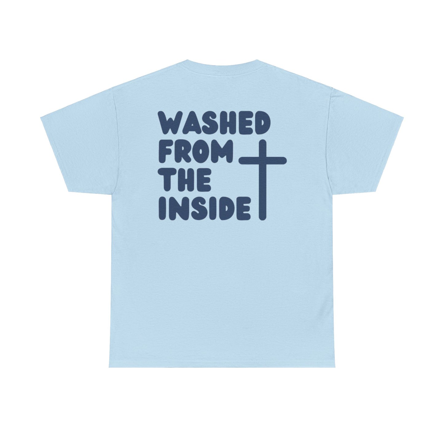 Titus 3 5 Bible Verse Unisex Faith T-Shirt - Washed from the Inside Christian Apparel
