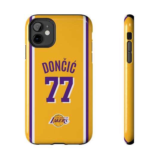 Luka Dončić, Los Angeles Lakers – Hollywood Magic Basketball iPhone and Samsung Case