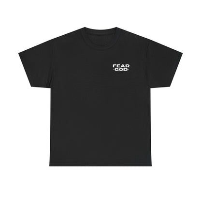Fear God Tshirt - Christian Apparel with Psalms 128:1 Bible Verse - Inspirational Religious Shirt & Gift Idea for Men And Women