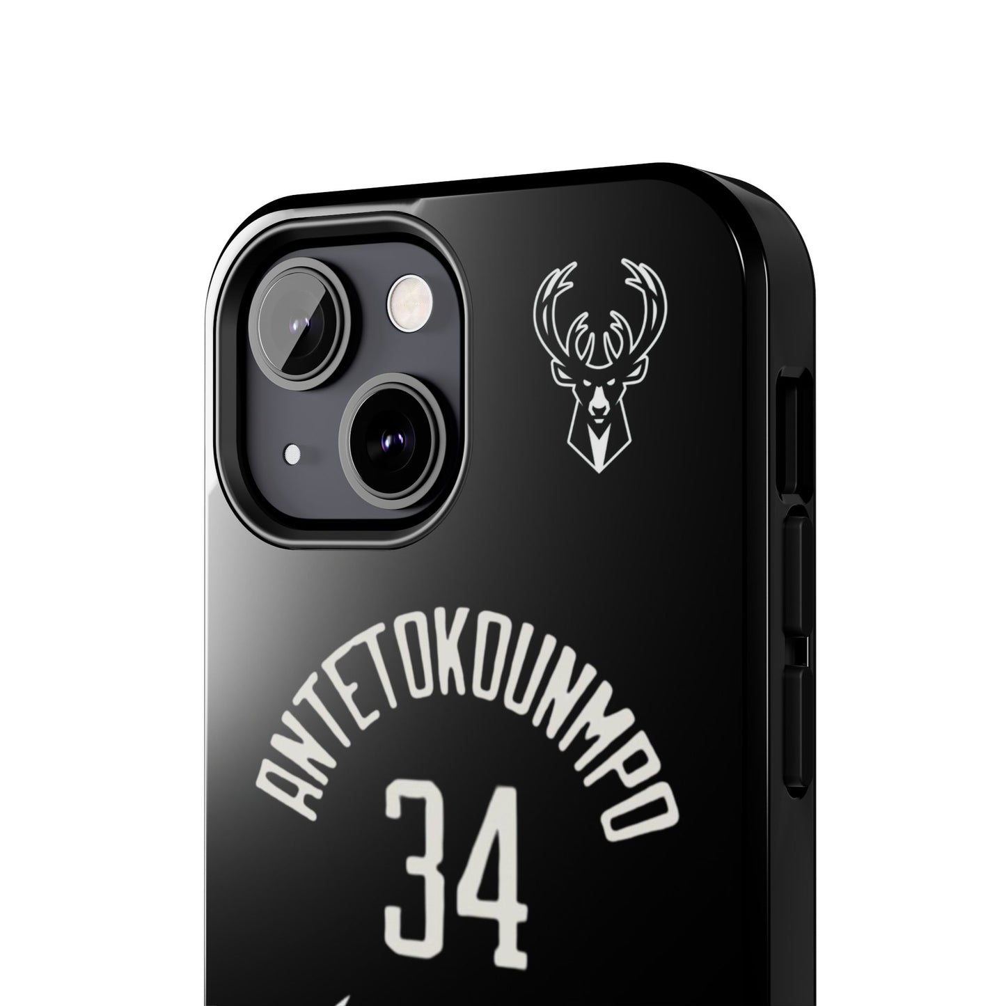 Giannis Antetokounmpo Milwaukee Bucks – Basketball iPhone and Samsung Case Black