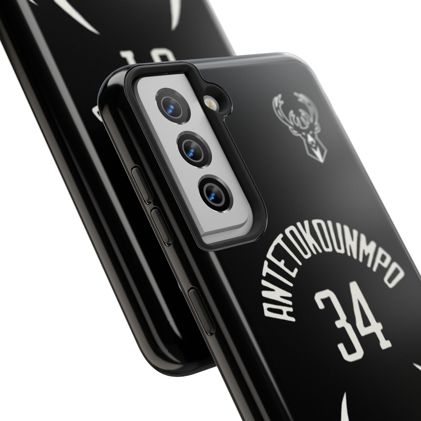 Giannis Antetokounmpo Milwaukee Bucks – Basketball iPhone and Samsung Case Black