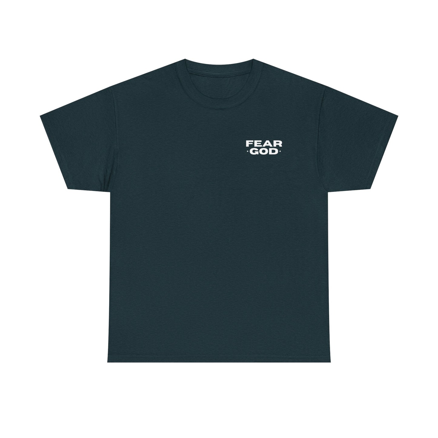 Fear God Tshirt - Christian Apparel with Psalms 128:1 Bible Verse - Inspirational Religious Shirt & Gift Idea for Men And Women
