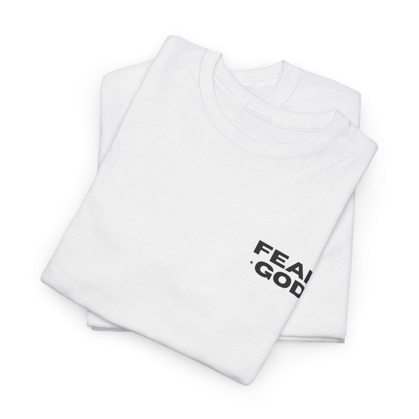 Fear God Tshirt - Christian Apparel with Psalms 128:1 Bible Verse - Inspirational Religious Shirt & Gift Idea for Men And Women