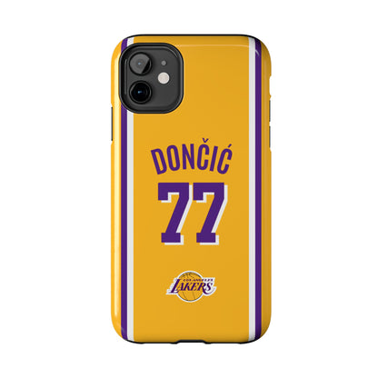 Luka Dončić, Los Angeles Lakers – Hollywood Magic Basketball iPhone and Samsung Case