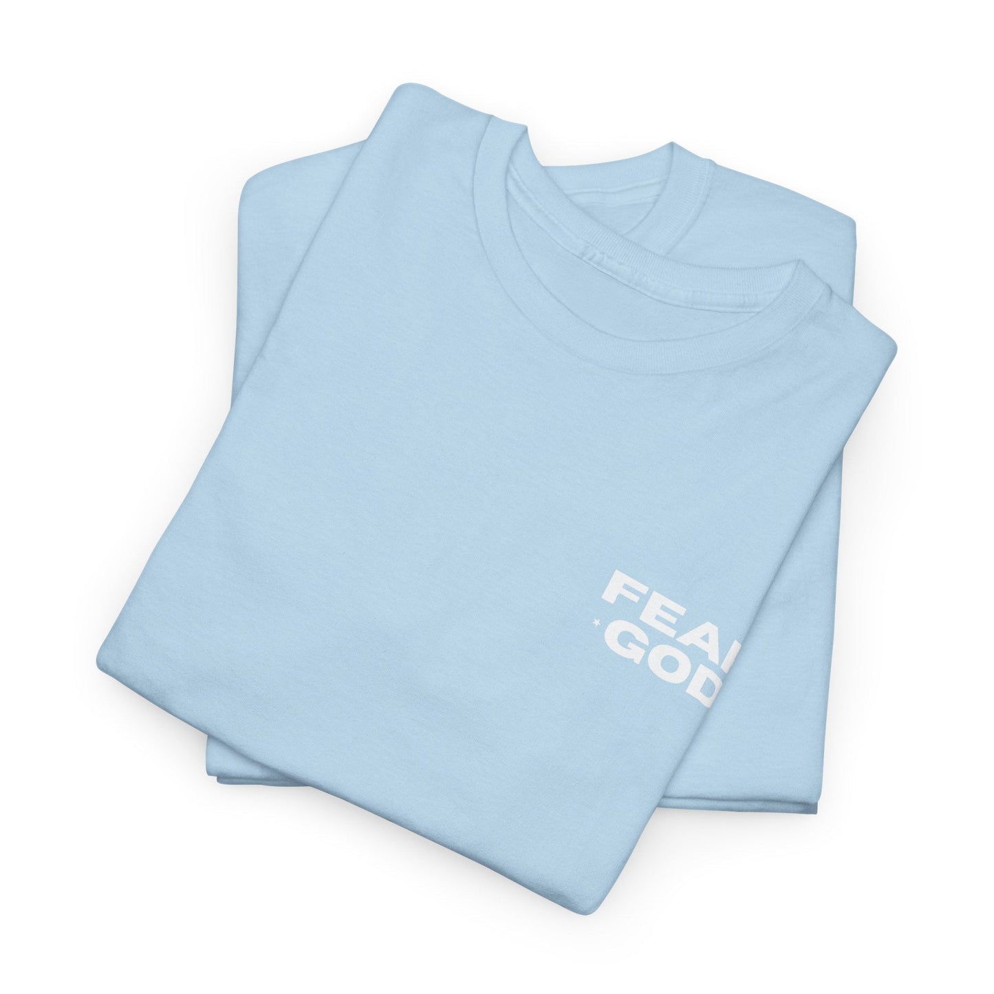Fear God Tshirt - Christian Apparel with Psalms 128:1 Bible Verse - Inspirational Religious Shirt & Gift Idea for Men And Women
