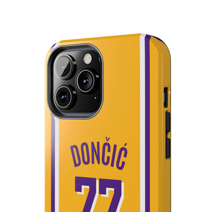 Luka Dončić, Los Angeles Lakers – Hollywood Magic Basketball iPhone and Samsung Case