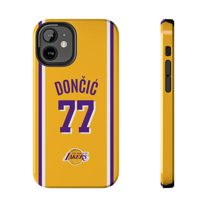 Luka Dončić, Los Angeles Lakers – Hollywood Magic Basketball iPhone and Samsung Case