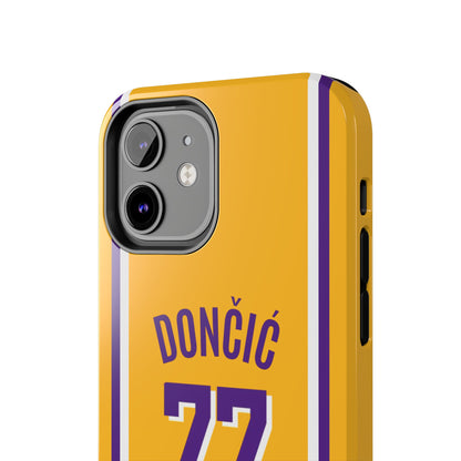 Luka Dončić, Los Angeles Lakers – Hollywood Magic Basketball iPhone and Samsung Case